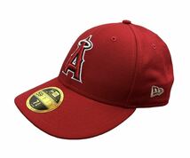 ☆正規品新品☆NEWERA 59FIFTY LOW PROFILE ニューエラ キャップ 5950LP 5950シリーズ カーブバイザー MLBチーム エンゼルス 63.5cm_画像2