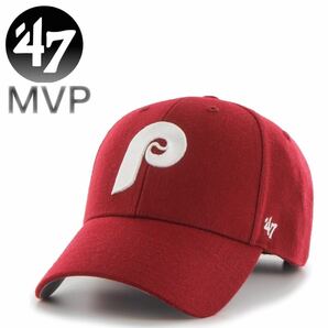 ☆正規品新品☆47BRAND PHILLIES COOPERSTOWN MVP フォーティセブン キャップ フィリーズMVPキャップ MVP19WBV フィリーズ/カーディナル