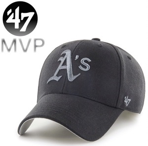 ☆正規品新品☆47BRAND YANKEES MVP フォーティセブン キャップ 野球帽 MVPキャップ 野球チーム MVP18WBV アスレチックス ブラック