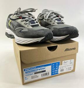 Graphpaper Mizuno MIZUNO WAVE RIDER β for Graphpaper D1GG230601 グレー ネイビー メンズ グラフペーパー ミズノ サイズ 27ｃｍ