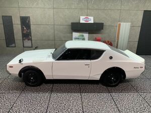 ★日産 スカイラインGT-R ホワイト　ケンメリ　京商1/18★