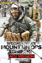 ホットトイズ ミリタリー 1/6 Hot Toys Military Scale Fully Poseable Figure Special Force Mountain Ops Sniper A.C.U. Version　新品_画像1