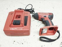 HILTI ヒルティー インパクトドライバ SID 144-A 充電器セット ジャンク_画像1