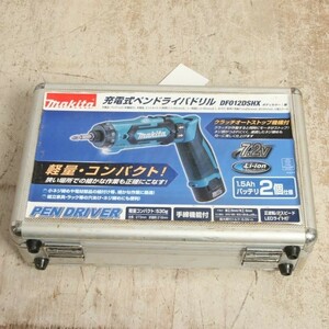 ◆動作品◆ makita マキタ 充電式ペンドライバドリル DF012D バッテリー2本 電動工具 ペンドライバ 中古 kd01012740