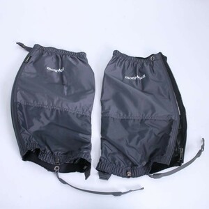 美品◆GORE-TEX ゴアテックス mont-bell モンベル ライトスパッツ ロング L (26～28cm) 1129429 ゲイター スパッツ 登山 砂除け mc01062144