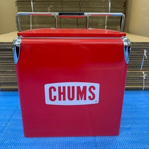 ◆美品 キレイ目◆ CHUMS チャムス スチールクーラー 12L 保温 保冷 かわいい オシャレ 人気 キャンプ アウトドア mc01062289