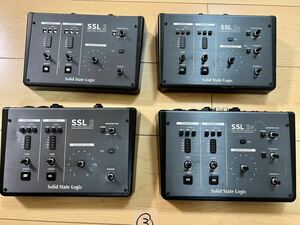 ③ SSL (Solid State Logic) (SSL2+ 2台 SSL2 2台)USBオーディオインターフェイス 全部通電OK 