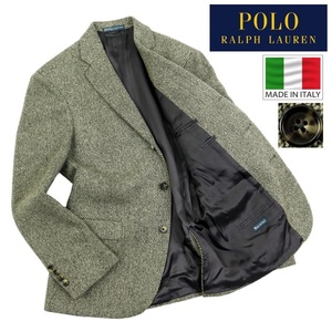 【S2977】【新品同様】【イタリー製】POLO RALPH LAUREN ポロラルフローレン テーラードジャケット ウールジャケット サイズA5/170