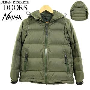 [S2990][ beautiful goods ]URBAN RESEARCH DOORS×NANGA Urban Research door z naan ga down jacket lady's 