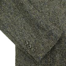 【B2655】【極美品】HARRIS TWEED×OXFORD CLASSIC ハリスツイード オックスフォードクラシック ステンカラーコート ウールコート サイズS_画像5