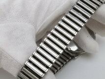 2311-573 オメガ 手巻き式 腕時計 OMEGA シーマスター 600 17石 丸型 バーインデックス 銀色ケース 伸縮ブレス_画像5