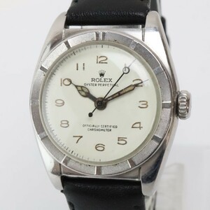 2311-531 ロレックス オートマチック 腕時計 ROLEX 6015 オイスターパーペチュアル 全数字文字盤 銀色ケース