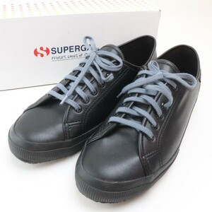 2311-28 スペルガ 2725 ユナイテッドアローズ別注 スニーカー シューズ 美品 SUPERGA サイズ 43 ブラック 箱有