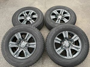 中古★ハイラックスZ 純正 ホイールとタイヤ4本セット★17×7.5J +30 139.7 6穴・ヨコハマ 265/65R17　YHHLX-199