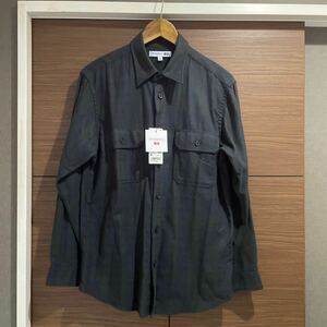 【新品　Mサイズ】ユニクロ　JWANDERSON フランネル　チェック　シャツ　57 オリーブ　UNIQLO JWA アンダーソン　Olive