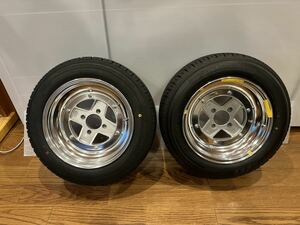 美品　希少　復刻版　SSR スピードスター　Mk2 4本セット　7J-1 7.5J+5 185/60R13 ヨコハマ　専用ナット付き　PCD100