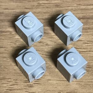LEGO レゴ ブロック 両側面ポッチ スタッド 1×1 / グレー 灰色