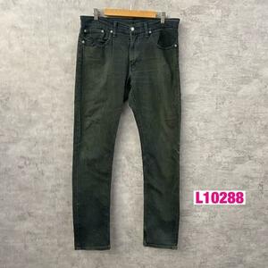 Levi's511 ブラック デニムジーンズパンツ 赤タブ 黒パッチ ジップフライ W34L34 実寸35in 04511-0168 USA 海外輸入 古着 L10288