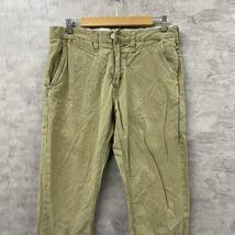 Levi's505 TROUSER ベージュ カラーパンツ 白タブ ジップフライ 32×32 実寸W32in 050410003 USA 海外輸入 古着 L10093_画像3