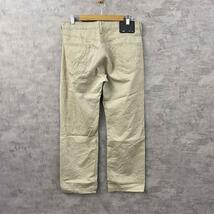 Levi's514TM ベージュ チノ カラーパンツ 白タブ 黒パッチ ジップフライ W33 L32 実寸W33in 00514-0407 USA 海外輸入 古着 L10524_画像2