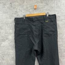 Wrangler ブラック ジップフライ スラックス パンツ 40×32 実寸W40in 大きいサイズ 82BK USA 海外輸入 古着 W211206-H024_画像4