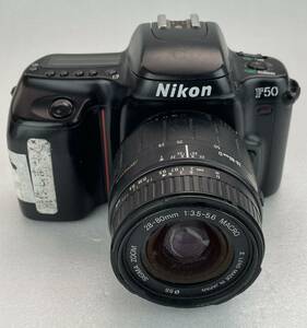 真753【Nikon/ニコン】Nikon F50 レンズ付き　SIGMA ZOOM 28−80mm 1:3.5−5.6 MACRO φ55 カメラ