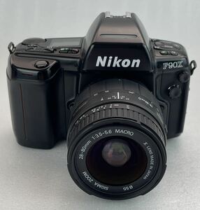 真764【Nikon/ニコン】Nikon F90X レンズ付き　SIGMA ZOOM 28−80mm 1:3.5−5.6 MACRO φ55