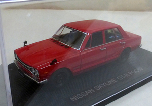  EBBRO エブロ 1/43 Nissan Skyline 2000GT-R PGC10 1970（レッド） 