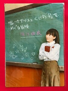 堀江由衣 嘘つきアリスとくじら号をめぐる冒険 プラスチックシート 下敷きサイズ 店頭特典用 未開封品 非売品 当時モノ 希少 A14653