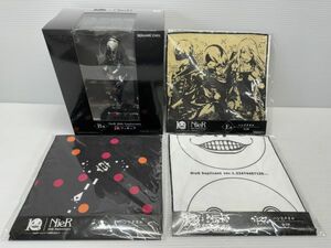 N115-231118-59 NieR ゲームシリーズ 10周年記念くじ B賞 2Bフィギュア / E賞 ハンドタオル×3個 セット 【未開封】