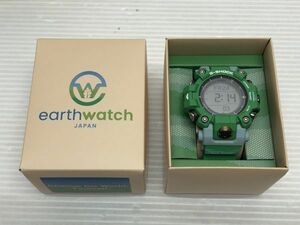 N310 ジーショック カシオ 腕時計 MUDMAN Love Sea and The Earth EARTHWATCH コラボモデル 電波ソーラー GW-9500KJ-3JR グリーン 未使用