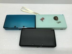 N82-231127-34 DS 3DS 3台セット 【ジャンク品】