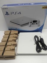 A130-231111-051【中古】PS4 本体 中古 500GB CUH-2200A グレイシャー・ホワイト 動作確認済み 欠品あり_画像3