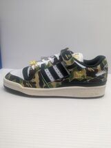 A210-231116-150【未使用】A BATHING APE × adidas FORUM 84 BAPE LOW ID4771 アベイシングエイプ アディダス　29㎝_画像3