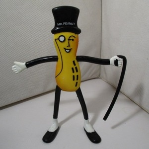 ビンテージ Planters Mr. Peanut ベンダブルフィギュア acc490