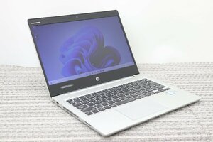 N1107◎1円【i5第8世代】HP / ProBook 430 G6 / CPU：core i5-8265U@1.60GHz / メモリ：16G / SSD：256G / Windows11 Pro