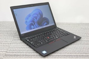 N1117【i5第8世代】LENOVO / ThinkPad L380 / CPU：core i5-8250U@1.60GHz / メモリ：8G / SSD：256G / Windows11 Pro