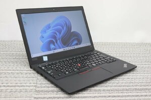 N1117【i5第8世代】LENOVO / ThinkPad L380 / CPU：core i5-8250U@1.60GHz / メモリ：8G / SSD：256G / Windows11 Pro