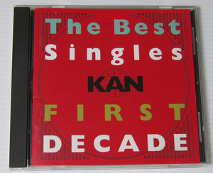 *KAN CD The Best Singles FIRST DECADE/帯無し