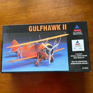 Accurate Miniatures 1/48 Gulfhawk II(袋未開封、画像容認の方のみ)塗料の小パック在中：郵便局で指摘の場合、廃棄します。