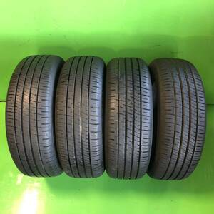 NT308 中古 DUNLOP ENASAVE EC204 ダンロップ エナセーブ 16インチ 2022年製 タイヤ 215/60R16 95H 4本 セット 【ヴェゼル/オデッセイ】