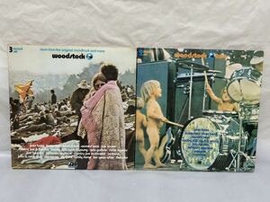◎O542◎LP レコード ウッドストック Woodstock 2枚まとめて/ワーナー・ブラザーズ映画 ウッドストッグ オリジナル・サウンド・トラック