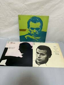 ◎O485◎LP レコード Glenn Gould グレン・グールド 3枚まとめて/BACH バッハ・リサイタル/The Two And Three Part Inventions 他