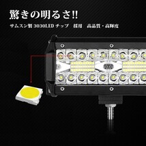 720W 前照灯 照明 作業灯 LEDワークライト トラック _ホワイト 6500K_ SM360W ジムニー ランクル 2個 12V/24V兼用 36000LM_画像2