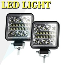 LED ワークライト 12V~24V兼用 204W 作業灯 投光器 前照灯 FX102W 照明 トラック 20400LM フォグランプ 4インチ ジムニー ランクル 2個_画像1