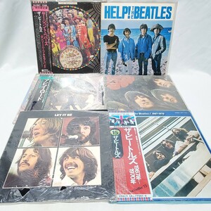 【LPレコード】THE BEATLES ビートルズ HELP!/LET IT BE/アイビ・ロード/RUBBER SOUL他 6組セット