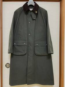 極美品★John Partridge オイルドコート セージ★バブアー,barbour,bedale,beaufort,alden,ビデイル,ボーダー,バーレー,オイルドジャケット