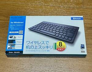 ELECOM エレコム TK-FBP052BK ブルートゥース ミニキーボード / 軽量無線 bluetooth keyboard Mac OSX,Android,iOS,PlayStation