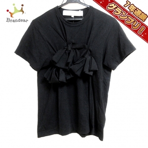 タオ tao 半袖Tシャツ サイズS - 黒 レディース クルーネック/リボン/2023SS トップス