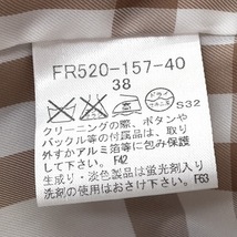 バーバリーブルーレーベル Burberry Blue Label サイズ38 M - ベージュ レディース 長袖/フリル/春/秋 美品 コート_画像5